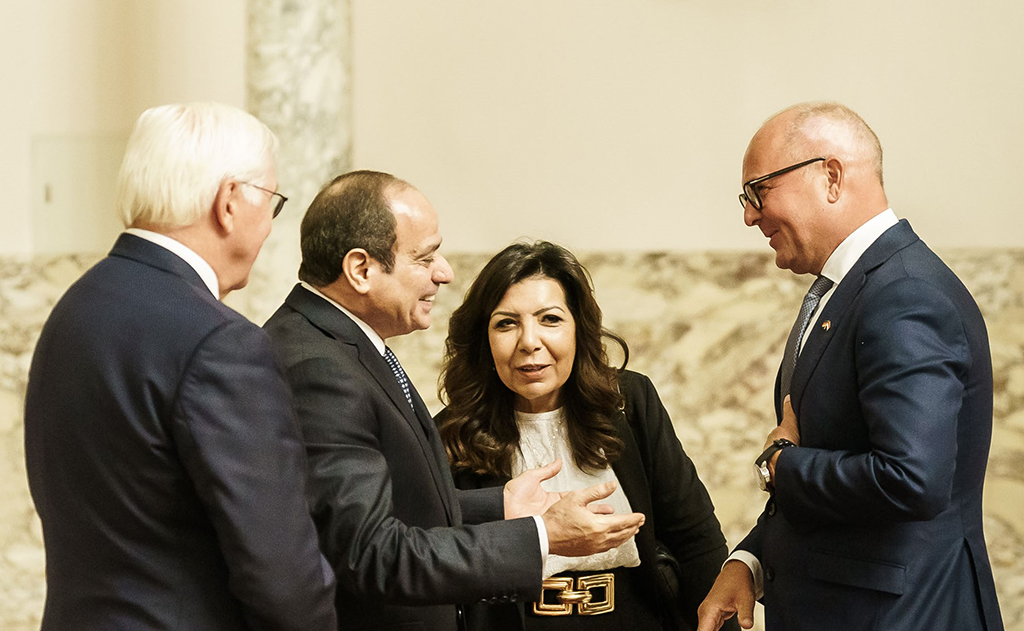 Al Sisi Hoffmann Steinmeier Reise Sept24© Bundesregierungjesco Denzel