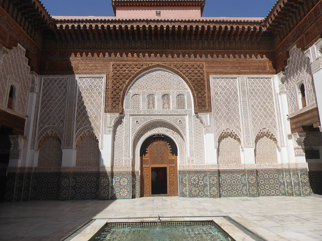 Medersa Ben Youssef Muqarnas Und Zillij By Barbara Schumacher